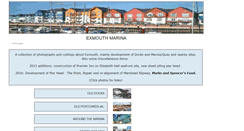 Desktop Screenshot of exmouthmarina.probably.me.uk